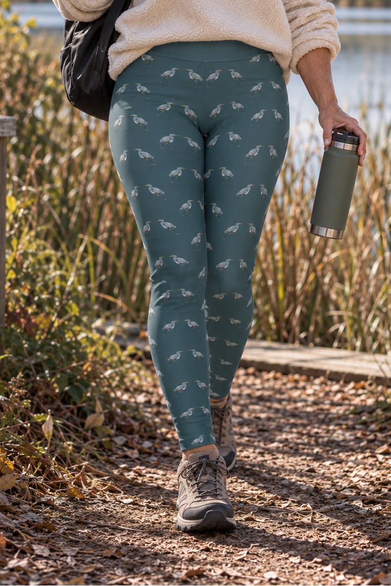 Great Blue Heron Women's Leggings