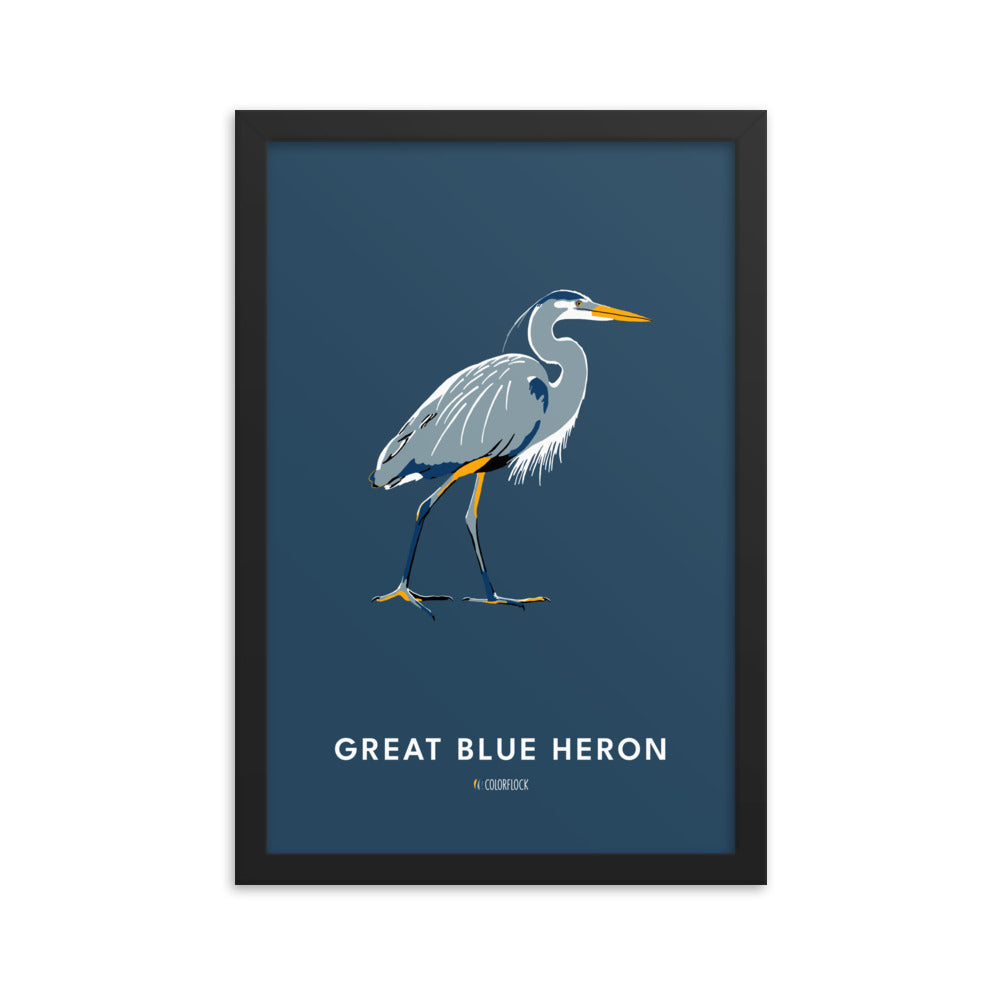 Great Blue Heron Poster