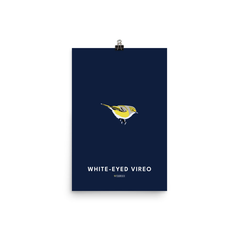 White-eyed Vireo Poster