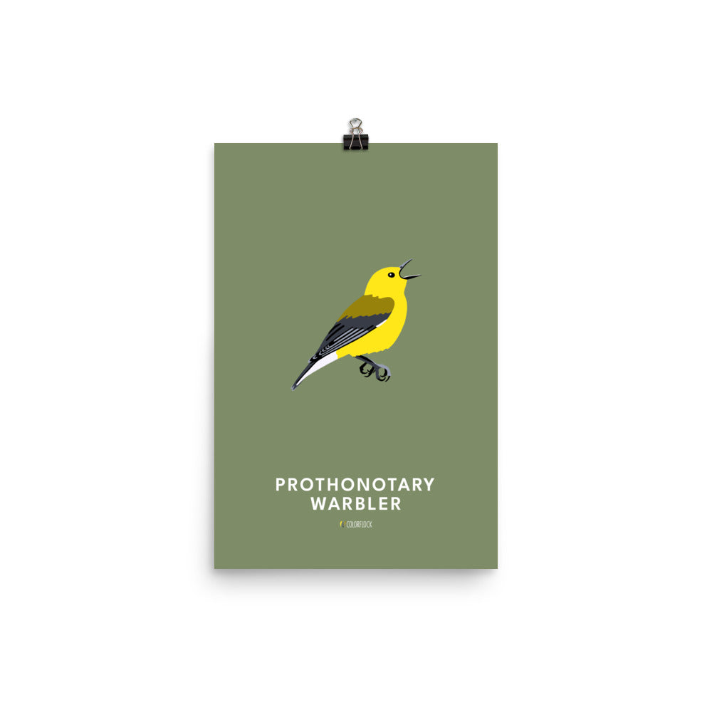 Prothonotary Warbler Poster